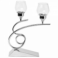 канделябр серебряный на 2 свечи, 30 см в Нижневартовске