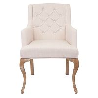 кресло deron лен бежевое в Нижневартовске