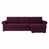 диван peterhof угловой темно-бордовый в Нижневартовске