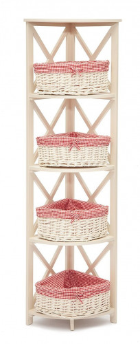 стеллаж угловой tetchair pe-05 4 полки, материал: мдф в Нижневартовске