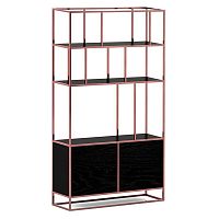 стеллаж makella new copper черный дуб в Нижневартовске