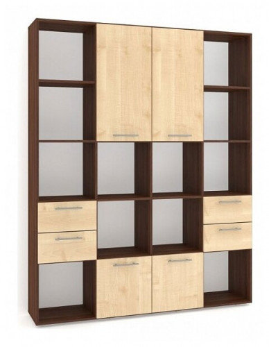 стеллаж баронс бриз ст.094.1600-01 12 полок, 4 ящика, материал: лдсп в Нижневартовске