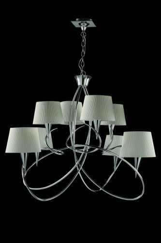 подвесная люстра mantra mara chrome - white 1654 в Нижневартовске