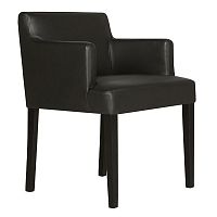 кресло linn со съемным чехлом черное в Нижневартовске