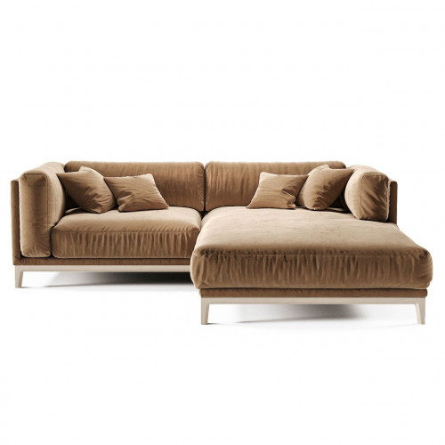 диван case угловой коричневый в Нижневартовске