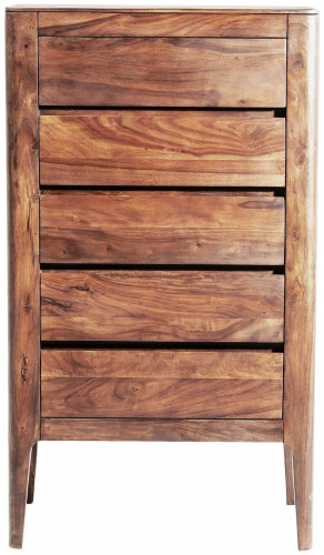 kare design комод высокий brooklyn nature, коллекция "красоты бруклина" 65*115*40, палисандр, коричневый в Нижневартовске