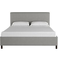 кровать двуспальная 180х200 серая novac platform в Нижневартовске