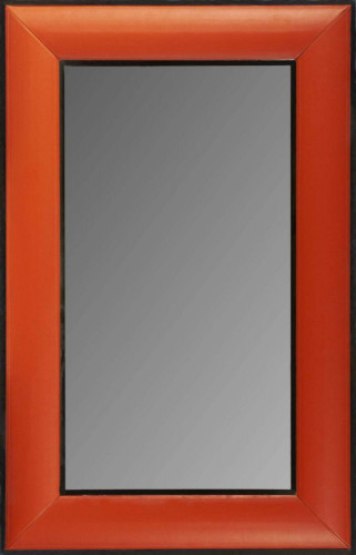 красное зеркало настенное прямоугольное luxury & nobility red big в Нижневартовске