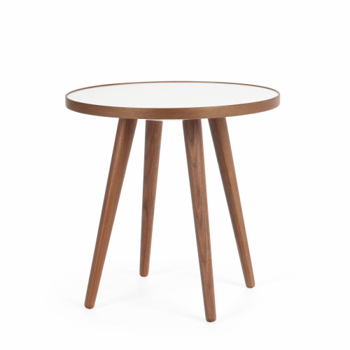 стол кофейный sputnik white and brown коичневый в Нижневартовске