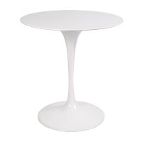 стол eero saarinen style tulip table top mdf d70 глянцевый белый в Нижневартовске