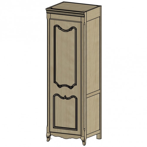 шкаф под холодильник поместье с узором, с состариванием в Нижневартовске