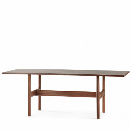 стол обеденный trestle коричневый в Нижневартовске