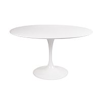 стол eero saarinen d120 столешница мдф глянцевая белый в Нижневартовске