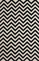 ковер zig zag чёрный 160х230 в Нижневартовске