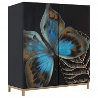комод butterfly черный в Нижневартовске