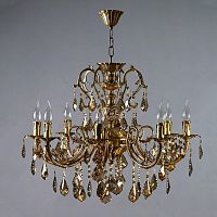 подвесная люстра ambiente alicante 8888/8 ab honey leaf в Нижневартовске