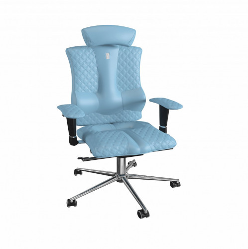 кресло эргономичное elegance голубое в Нижневартовске