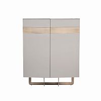 комод высокий space 115*45*125см белый с желтой медью в Нижневартовске