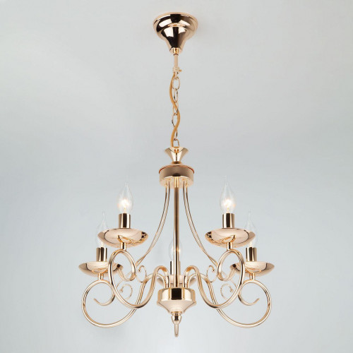 подвесная люстра eurosvet provence 22404/5 золото в Нижневартовске