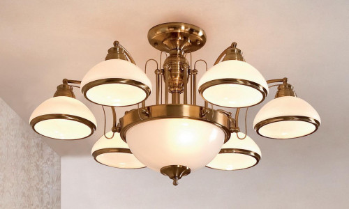 потолочная люстра citilux краков cl401283 белая в Нижневартовске