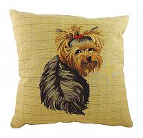 подушка с фото йоркширского терьера yorkie sitting в Нижневартовске