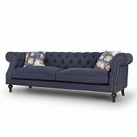 диван sanders прямой синий в Нижневартовске