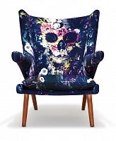 кресло flower синее в Нижневартовске
