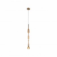 подвесной светильник crystal lux lux new sp1 d amber в Нижневартовске