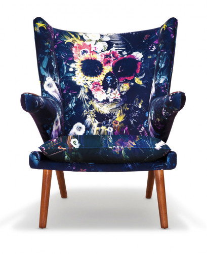 кресло flower синее в Нижневартовске