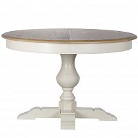 стол обеденный white mark белый, коричневый в Нижневартовске