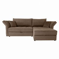 диван wing угловой модульный коричневый в Нижневартовске