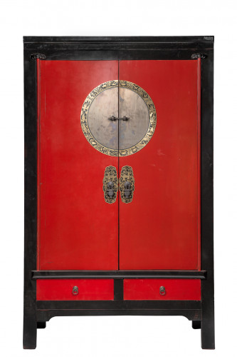 шкаф инь-ян чёрно-красный в Нижневартовске