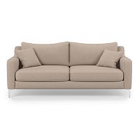 диван mendini трехместный прямой бежевый в Нижневартовске