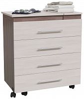 комод с гладильной доской, цвет бодега тёмный/бодега светлый в Нижневартовске