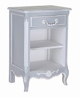 тумбочка прикроватная открытая людовик серая в Нижневартовске