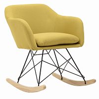 кресло-качалка жёлтого цвета в Нижневартовске