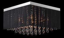 потолочная люстра eurosvet 3267/8 хром/черный в Нижневартовске