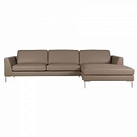 диван ohio угловой темно-бежевый в Нижневартовске