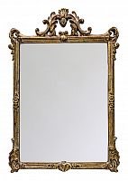 зеркало золотое прямоугольное большое с резьбой бирюзовое сен-жермен в Нижневартовске