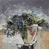 картина маслом фиалка в Нижневартовске