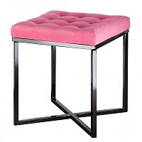 пуф розовый на черном основании в Нижневартовске
