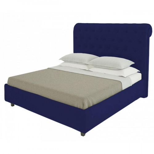 кровать большая 200х200 sweet dreams синяя в Нижневартовске
