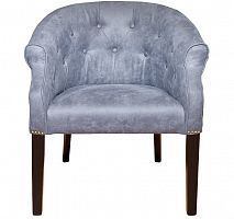 кресло искусственная замша (алькантара) синее в Нижневартовске