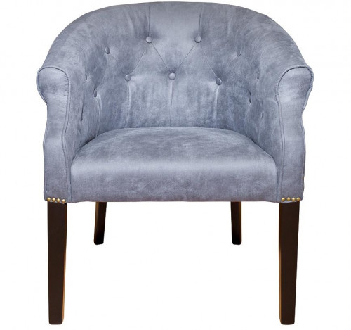 кресло искусственная замша (алькантара) синее в Нижневартовске