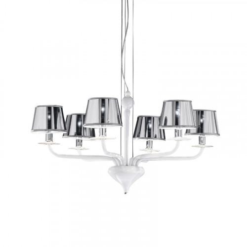 люстра 2010/6 fu от sylcom хром/дымчатая в Нижневартовске