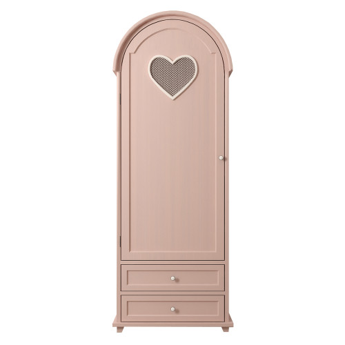 шкаф одностворчатый adelina в розовом цвете в Нижневартовске