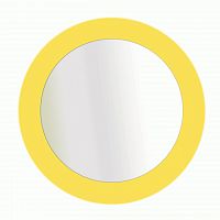 зеркало круглое в желтой раме sheer sole в Нижневартовске