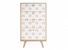 высокий комод thimon осветлённый дуб принт №058 в Нижневартовске