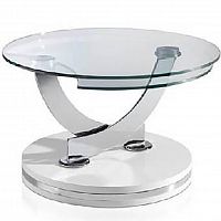 столик журнальный раздвижной f1169aa белое основание от angel cerda в Нижневартовске