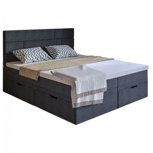 кровать двуспальная 180х200 серая домино в Нижневартовске